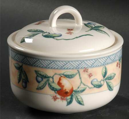 Golden Pears Sugar Bowl & Lid by Johnson Brothers