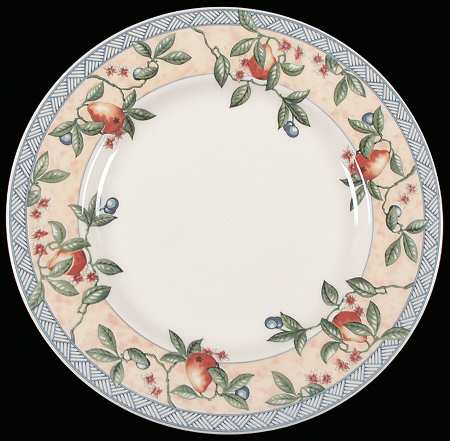 Golden Pears Luncheon Plate