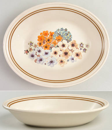 Gossamer 9" Oval Vegetable Bowl