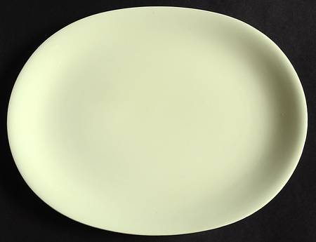 Green Cloud 12" Oval Serving Platter