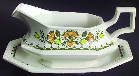 Greenfield Gravy Boat & Underplate/Relish