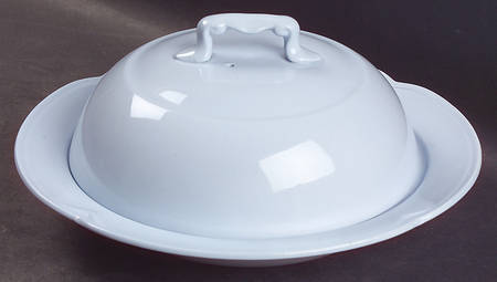 Greydawn Blue Round Covered Butter