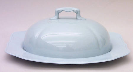 Greydawn Blue Muffin Dish & Lid