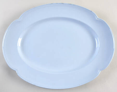 Greydawn Blue 16" Oval Serving Platter