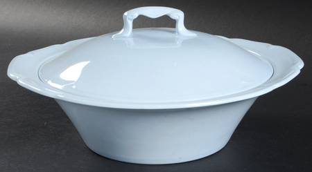Greydawn Blue Round Covered Vegetable