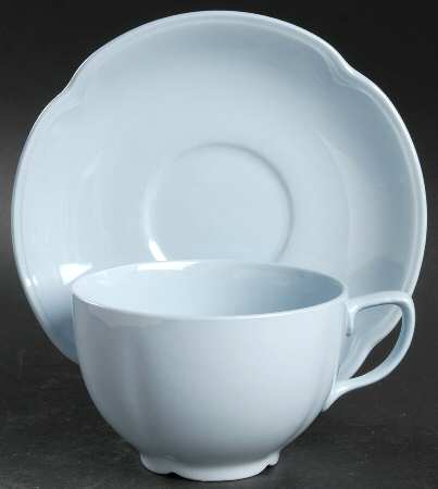Greydawn Blue Oversized Cup & Saucer Set
