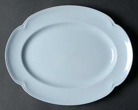 Greydawn Blue 10" Oval Serving Platter