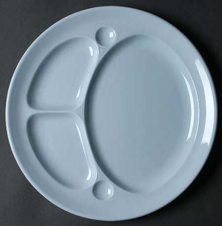 Greydawn Blue Grill Plate