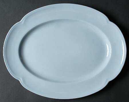 Greydawn Blue 12" Oval Serving Platter