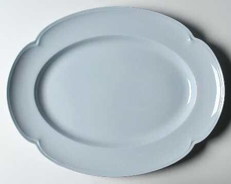 Greydawn Blue 15" Oval Serving Platter