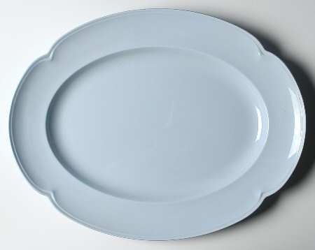 Greydawn Blue 17" Oval Serving Platter