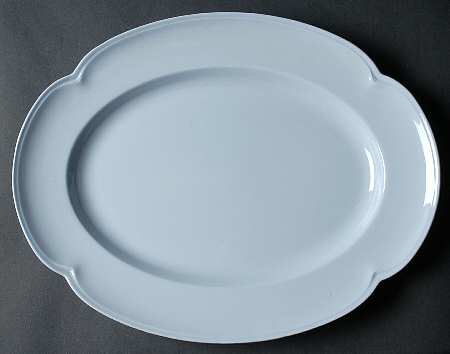 Greydawn Blue 14" Oval Serving Platter