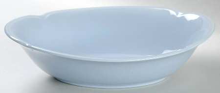 Greydawn Blue 7" Oval Vegetable Bowl