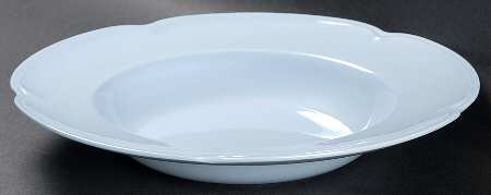 Greydawn Blue Large Rim Soup Bowl