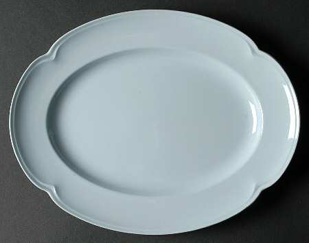Greydawn Blue 11" Oval Serving Platter