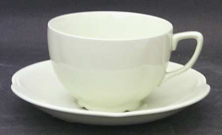 Greendawn Flat Cup & Saucer Set