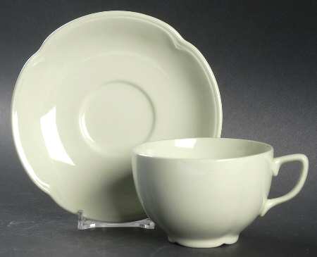 Greendawn Flat Cup & Saucer Set