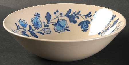 Gretchen Blue Coupe Cereal Bowl
