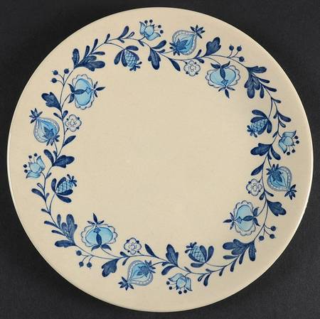 Gretchen Blue Salad Plate