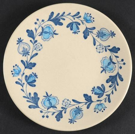 Gretchen Blue Bread & Butter Plate