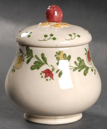 Gretchen Green Sugar Bowl & Lid