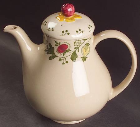 Gretchen Green Coffee Pot & Lid