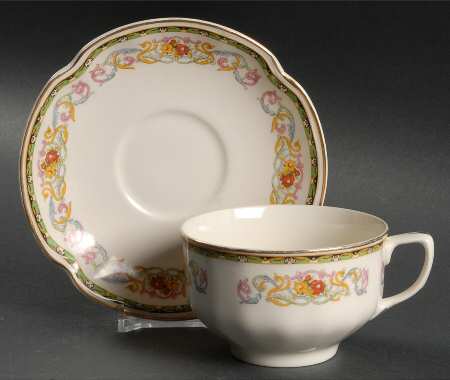 Guernsey Flat Cup & Saucer Set