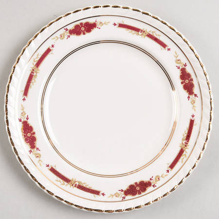 Guildford Maroon Bread & Butter Plate