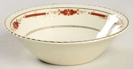 Guildford Maroon Coupe Cereal Bowl