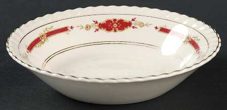 Guildford Maroon Fruit/Dessert (Sauce) Bowl