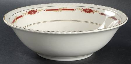 Guildford Maroon 8" Round Vegetable Bowl