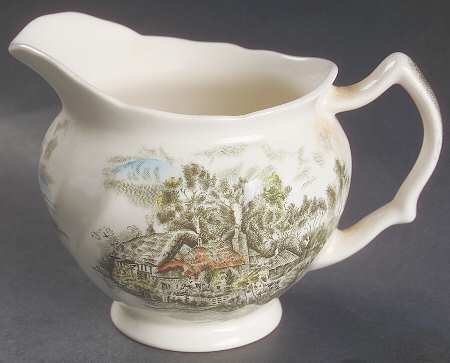 Happy England Green Multicolor Creamer