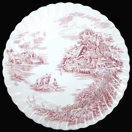 Happy England Red Pink by Johnson Brothers