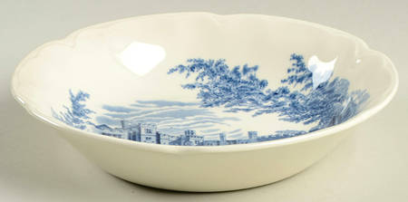 Haddon Hall Blue Coupe Soup Bowl