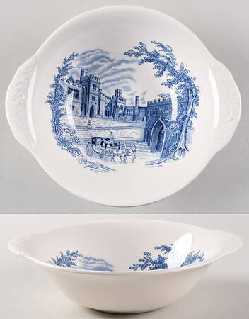 Haddon Hall Blue Lugged Cereal Bowl