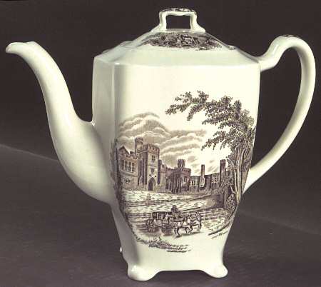Haddon Hall Brown Multicolor Coffee Pot & Lid