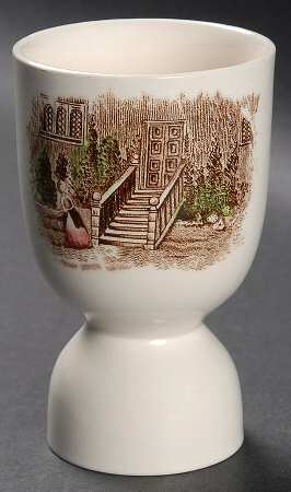 Haddon Hall Brown Multicolor Double Egg Cup