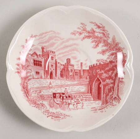 Haddon Hall Pink Breakfast/Cream Soup Saucer for CSSBRL