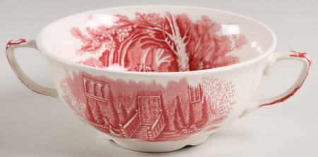 Haddon Hall Pink Cream Soup Bowl for CSSBRL