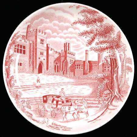 Haddon Hall Pink Coaster