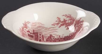 Haddon Hall Pink Lugged Cereal Bowl