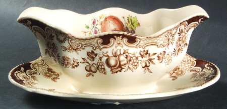 Harvest Gravy Boat with Attached Underplate