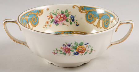 Harcourt Footed Cream Soup Bowl
