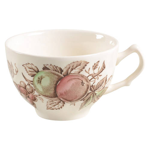 Harvest Time Brown Multicolor Flat Cup