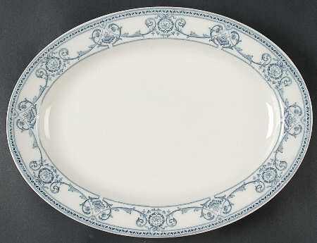Haverhill No Gold 12" Oval Serving Platter