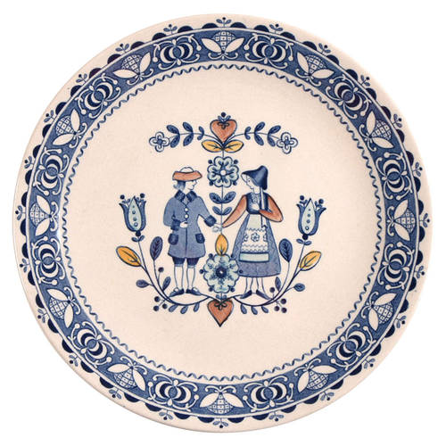 Hearts & Flowers Smooth Salad Plate