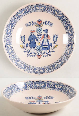 Hearts & Flowers Smooth Fruit/Dessert (Sauce) Bowl