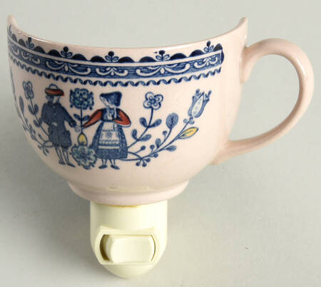 Hearts & Flowers Smooth 1 5/8" + cup (H) Night Light/Cup HC
