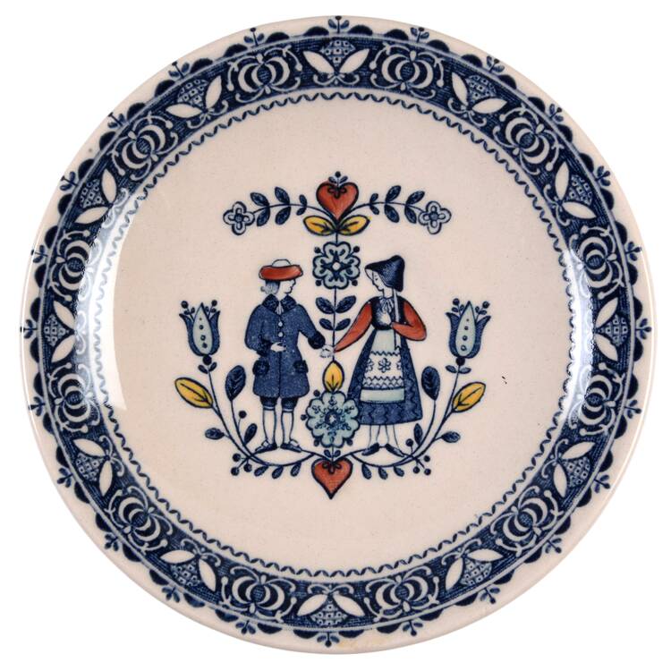 Hearts & Flowers Smooth Saucer for Flat Cup
