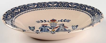 Hearts & Flowers Smooth Large Coupe Soup Bowl